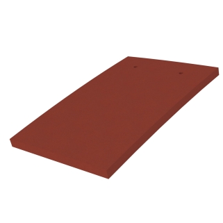 Concrete Plain Tile 267mm x 168mm x 12mm Red