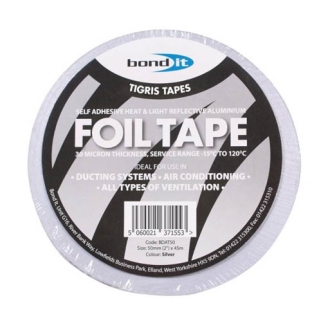 Bond It Foil Aluminium Tape 50mm x 45m BDAT50