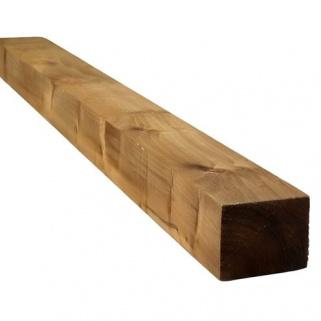 75mm x 75mm x 2.4m Brown Treated Timber Fence Post (3'' x 3' x 8')