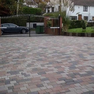 Castlepave Smooth Paving Block 60mm Sycamore 3 Size Mixed Pack 8m2