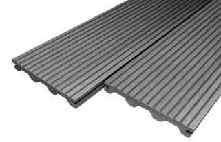 Composite Decking Board Victoria Castle Groove Grey 135 x 23mm 3.6m long