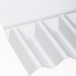 3" PVC Corrugated Sheeting Wall Flashing 695mm width 37001