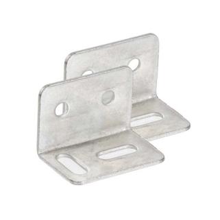 Dale 19mm Square Cranked Stretcher Plates Bright Zinc Plated Pack of 2 RX74092