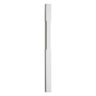 Cheshire White Primed Stop Chamfered Newel Post 91x91x1500mm ST1500W