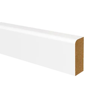 Pencil Round MDF Architrave 18mm x 68mm x 4400mm  White Primed