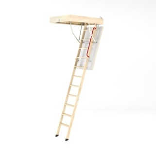Fakro Komfort 3 Section Wooden Loft Ladder 55cm x 111cm