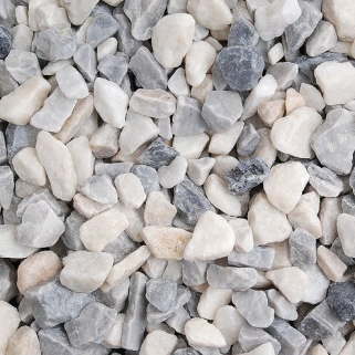 Polar Ice Chippings 20mm Decorative Stones 20kg Mini Bag