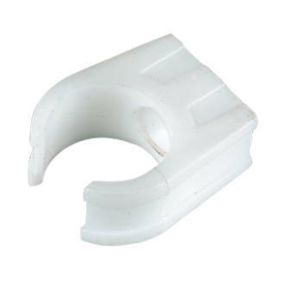 Overflow Pipe Support Bracket White
