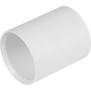 Overflow Straight Connector White