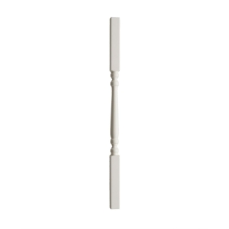 Cheshire White Primed Edwardian Pattern Spindle 41x41x895mm ED90W