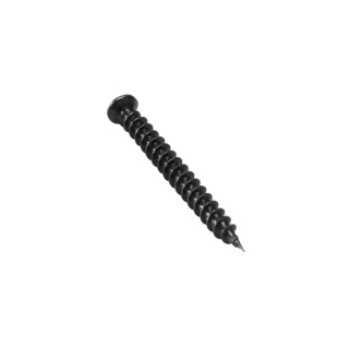 Composite Decking Powder Coated Screws for Clips Black Pack of 100