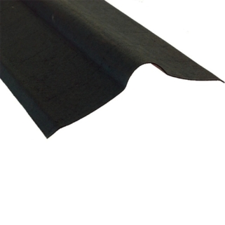 Bitumen Corrugated Roof Ridge Black 2.6mm x 1000mm CBR