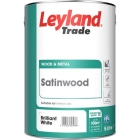 Leyland Trade Satinwood 5L Brilliant White